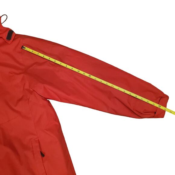 Free Country Live In It Men Medium Water Resistant Wind Breaker Red Zip - Picture 9 of 16